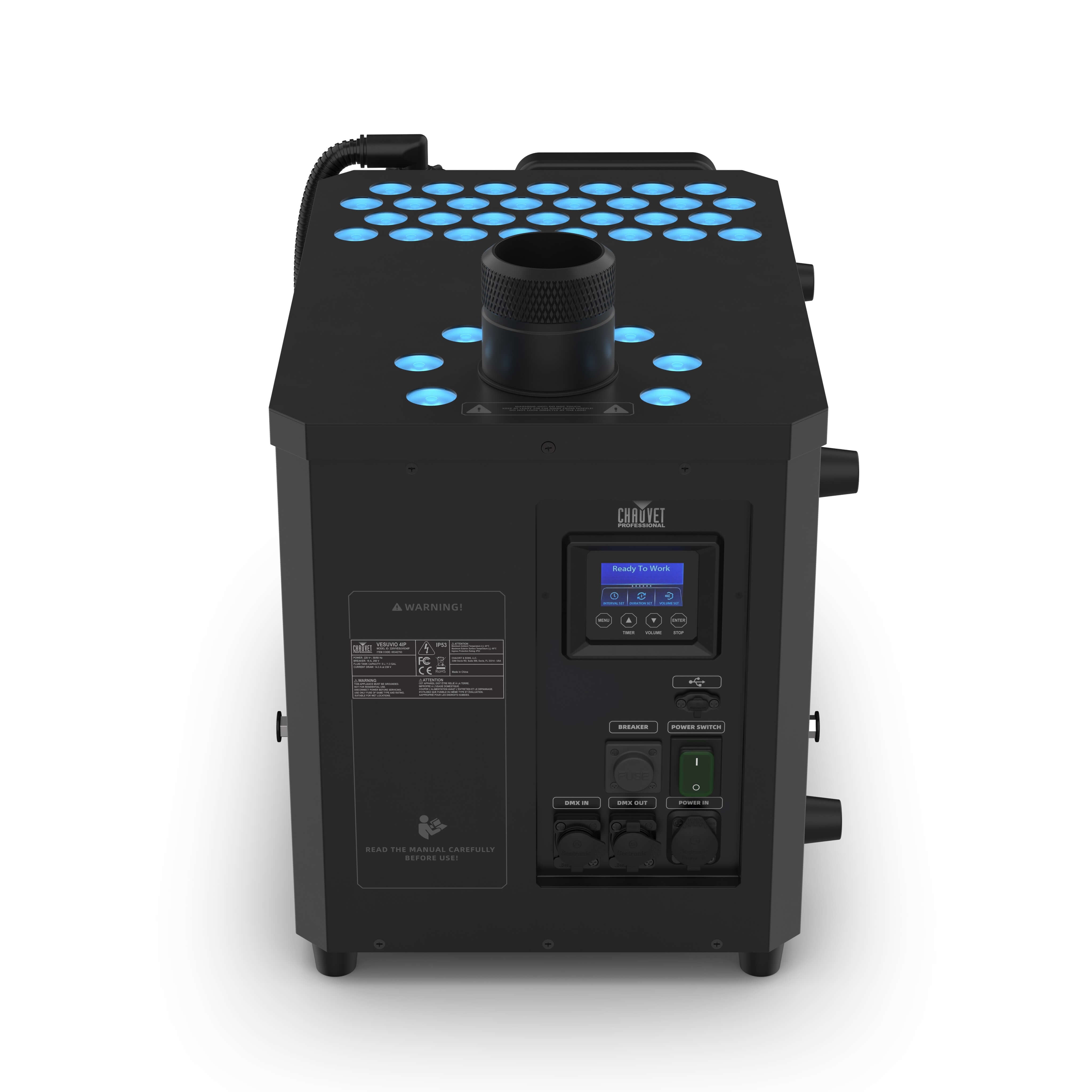 Chauvet Professional Vesuvio 4 IP - Advanced RGBA LED Vertical Fogger, front