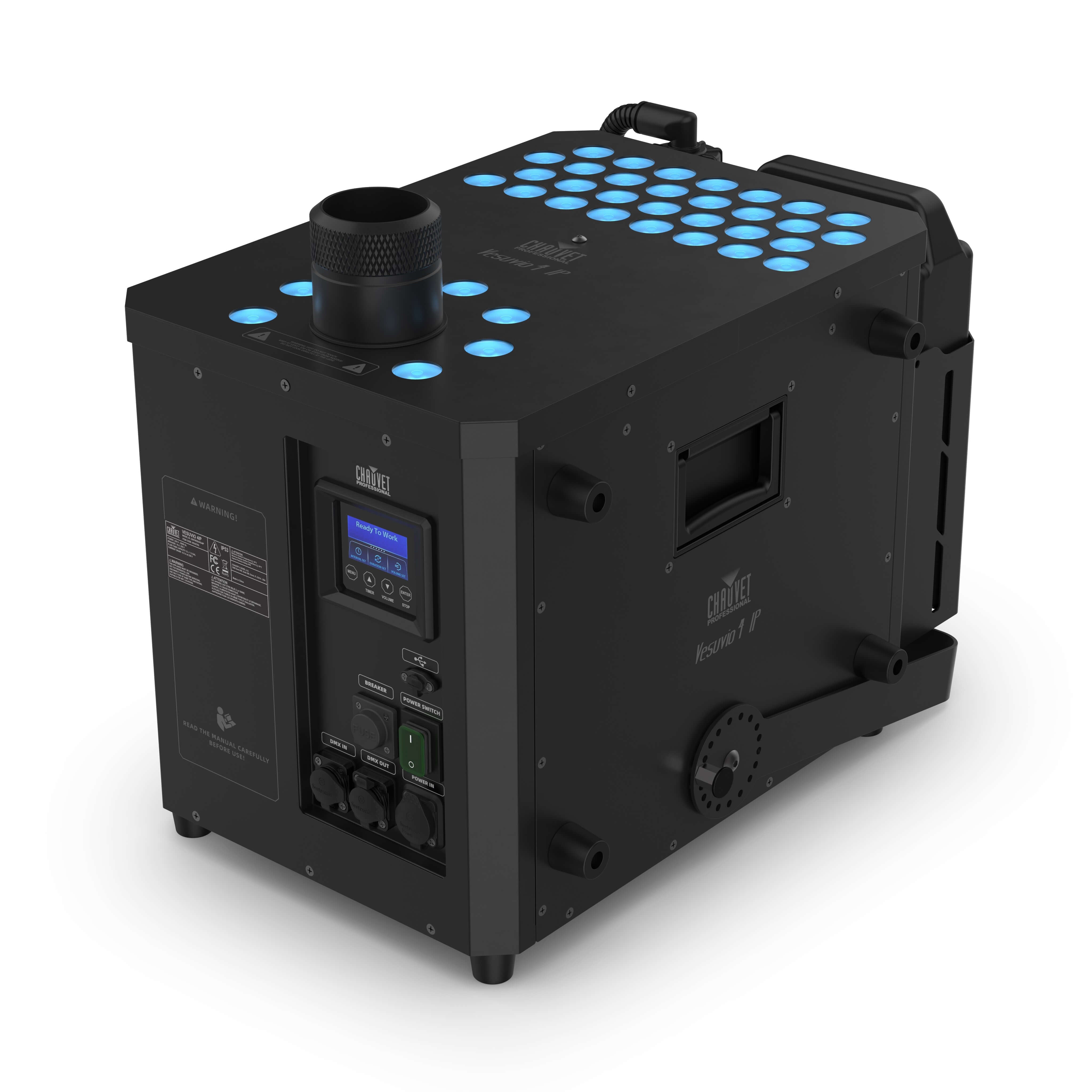 Chauvet Professional Vesuvio 4 IP - Advanced RGBA LED Vertical Fogger, left