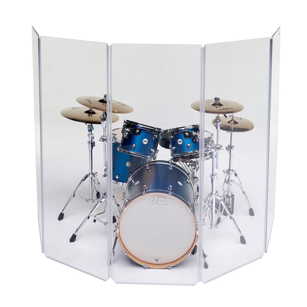 ClearSonic A2466x5 Drum Shield - 5 panel Sound Isolation System, front