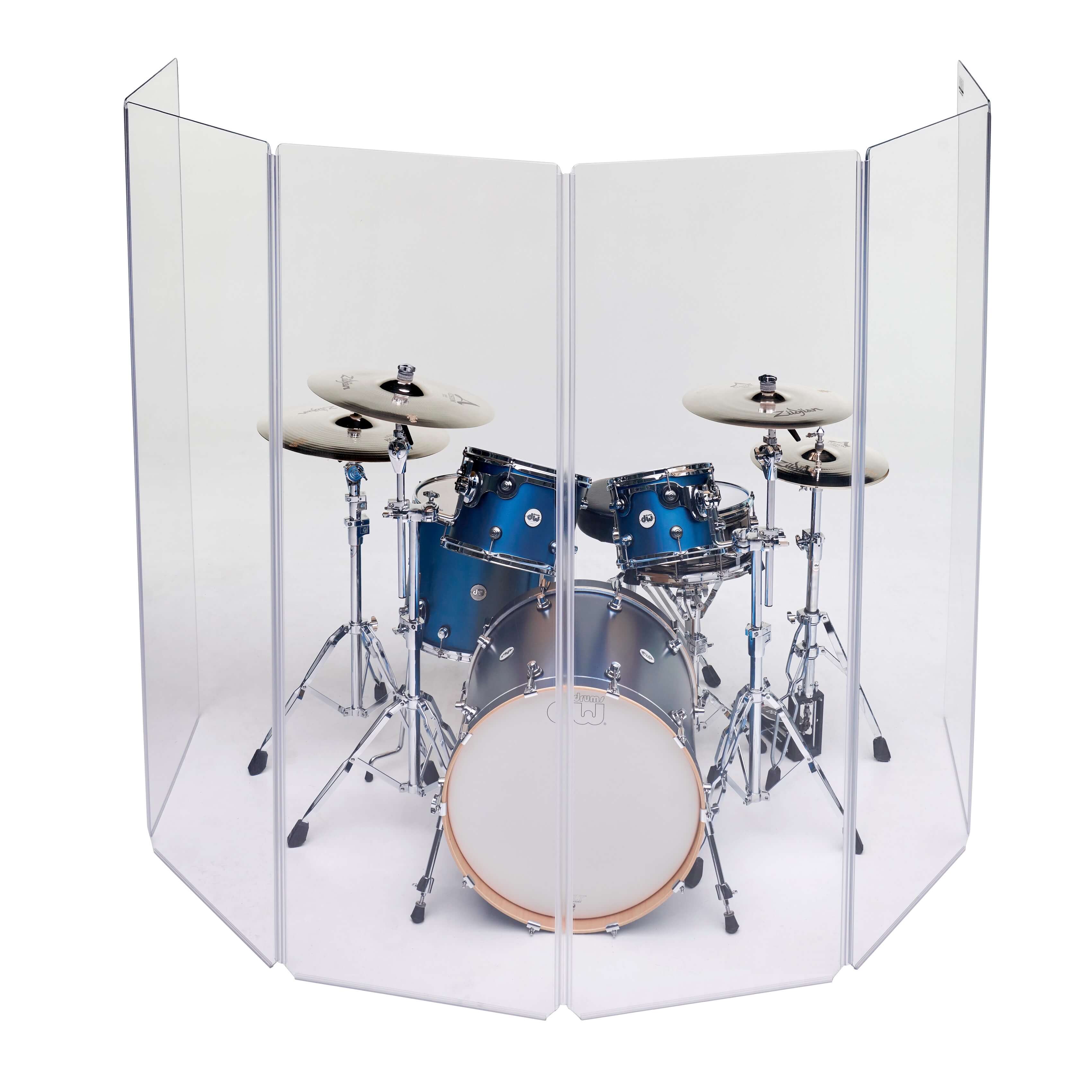 ClearSonic A2478x6 Drum Shield - Sound Isolation System, front