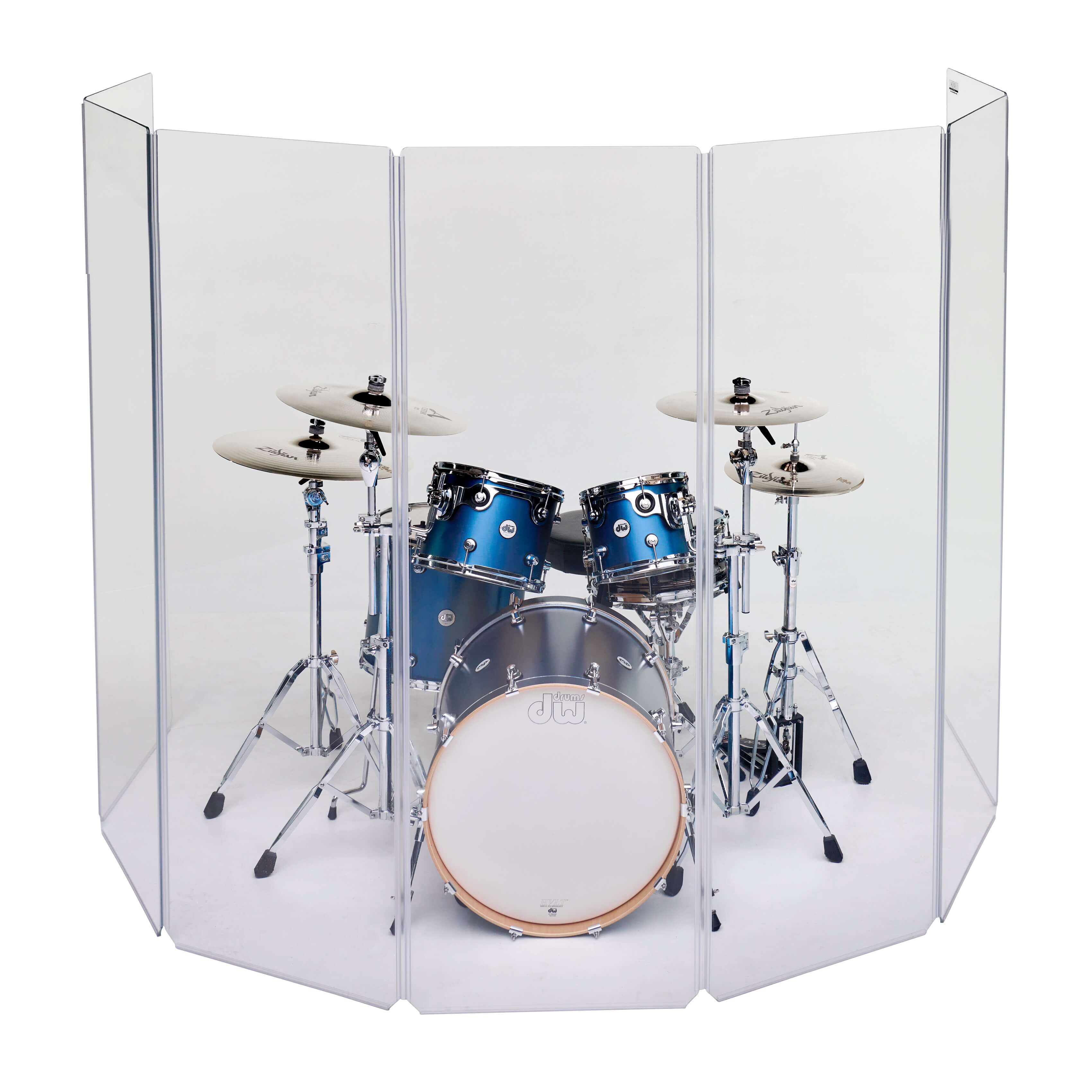 ClearSonic A2478x7 Drum Shield - Sound Isolation System, front