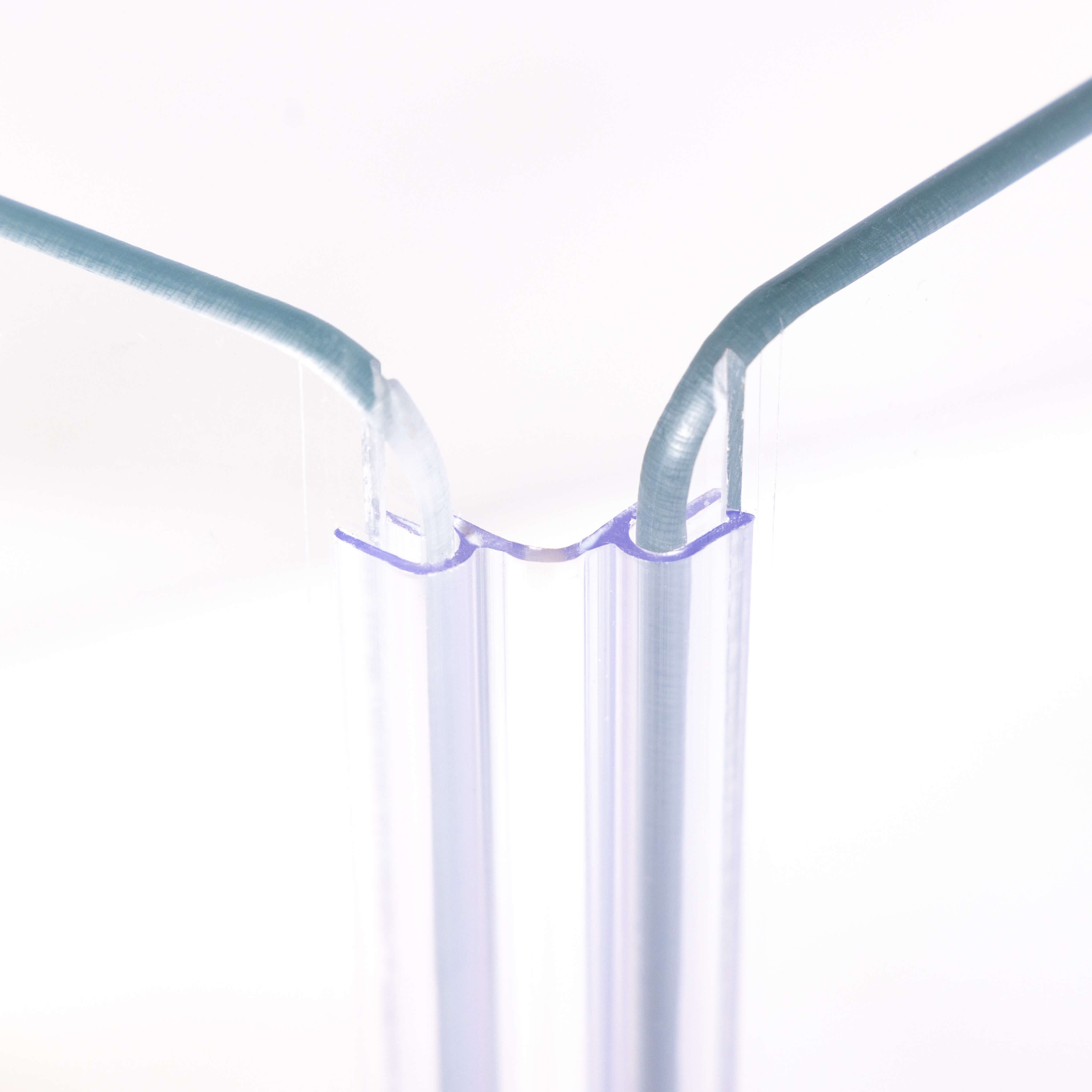 ClearSonic acrylic panel cable hinge detail