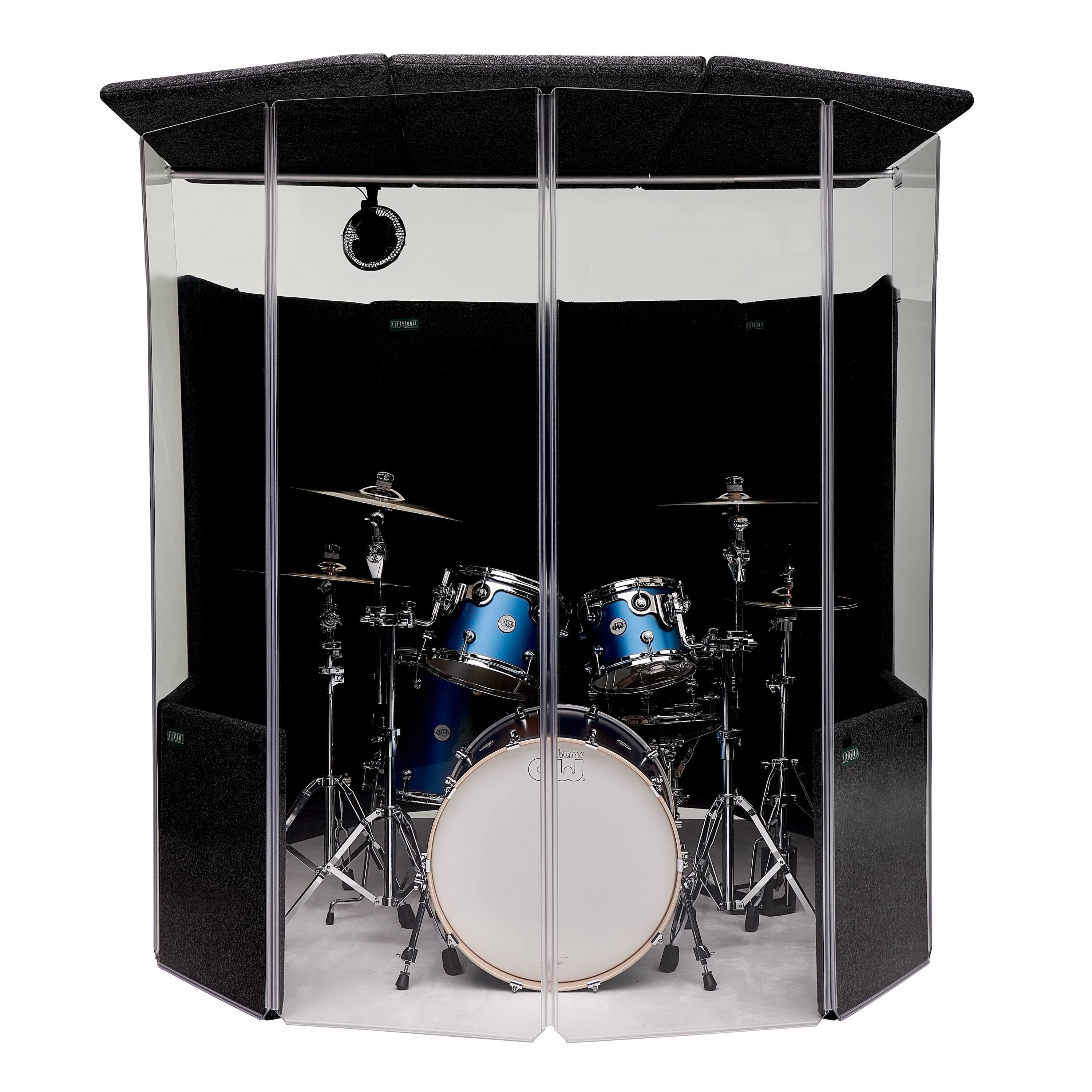 ClearSonic IPB78 - IsoPac B78 Drum Isolation Booth Package, front