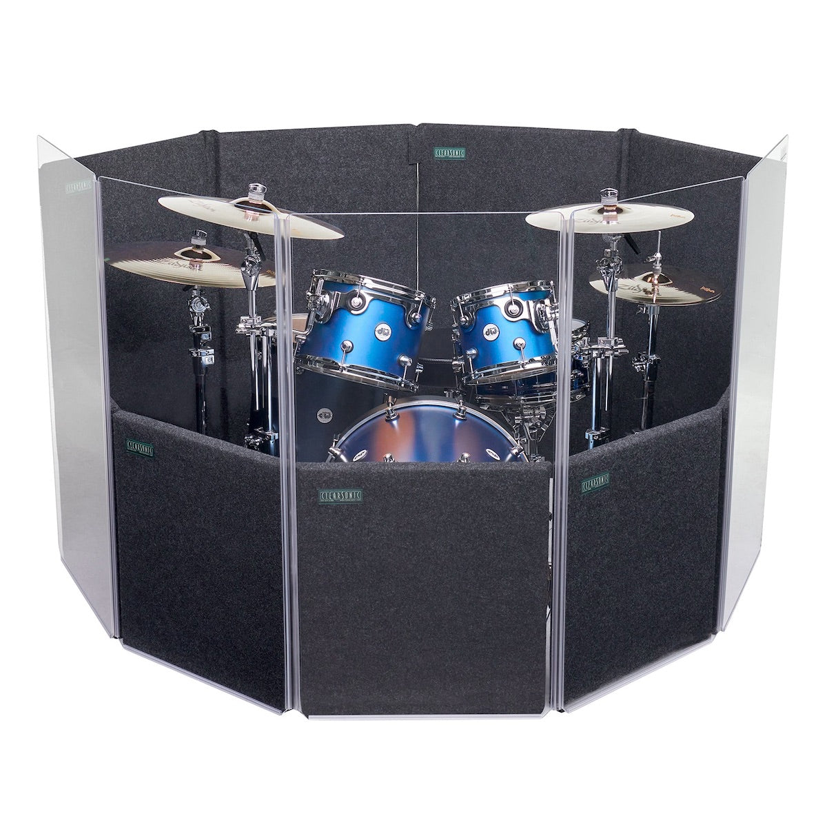 ClearSonic IPD - IsoPac D Drum Isolation Booth Package, front