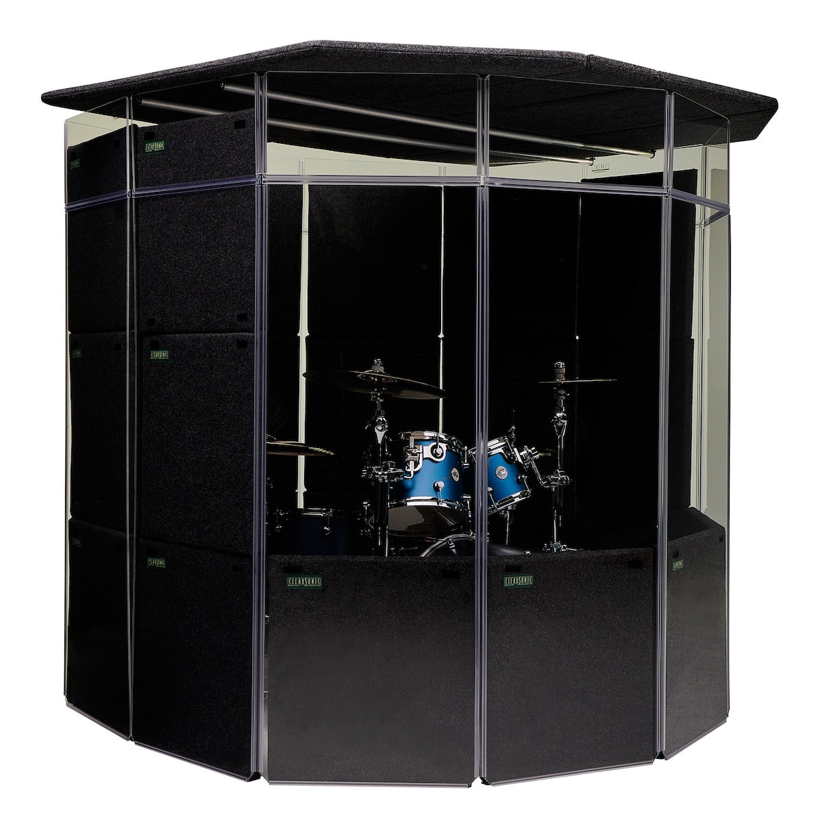 ClearSonic MMP - MiniMegaPac Drum Isolation Booth Package, angle
