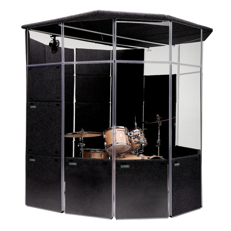 ClearSonic MP - MegaPac Drum Isolation Booth Package, angle