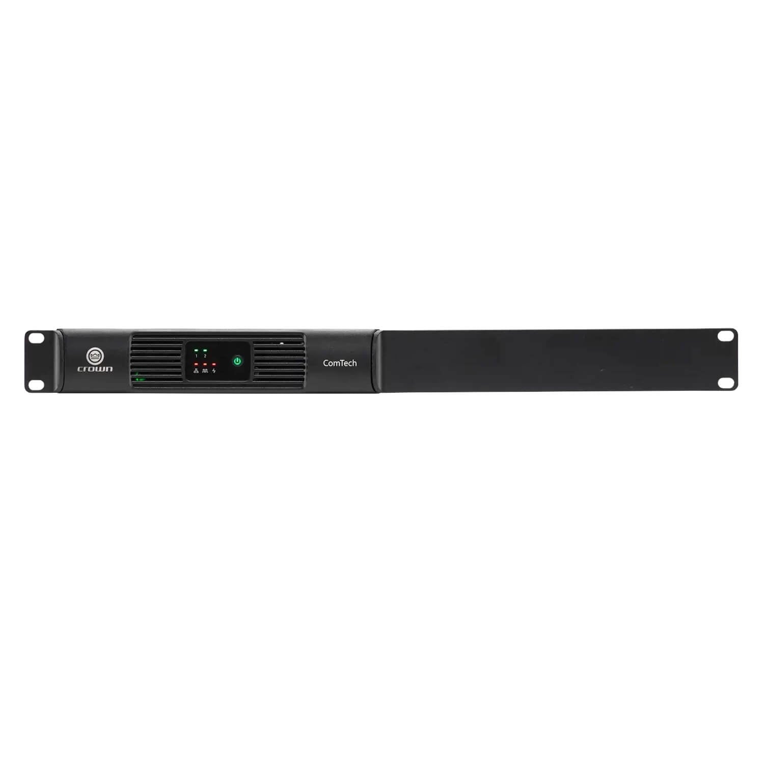Crown CTD-2125 - ComTech D Series Compact 2-ch Power Sharing Amplifier with DSP and Dante, 1U single racked