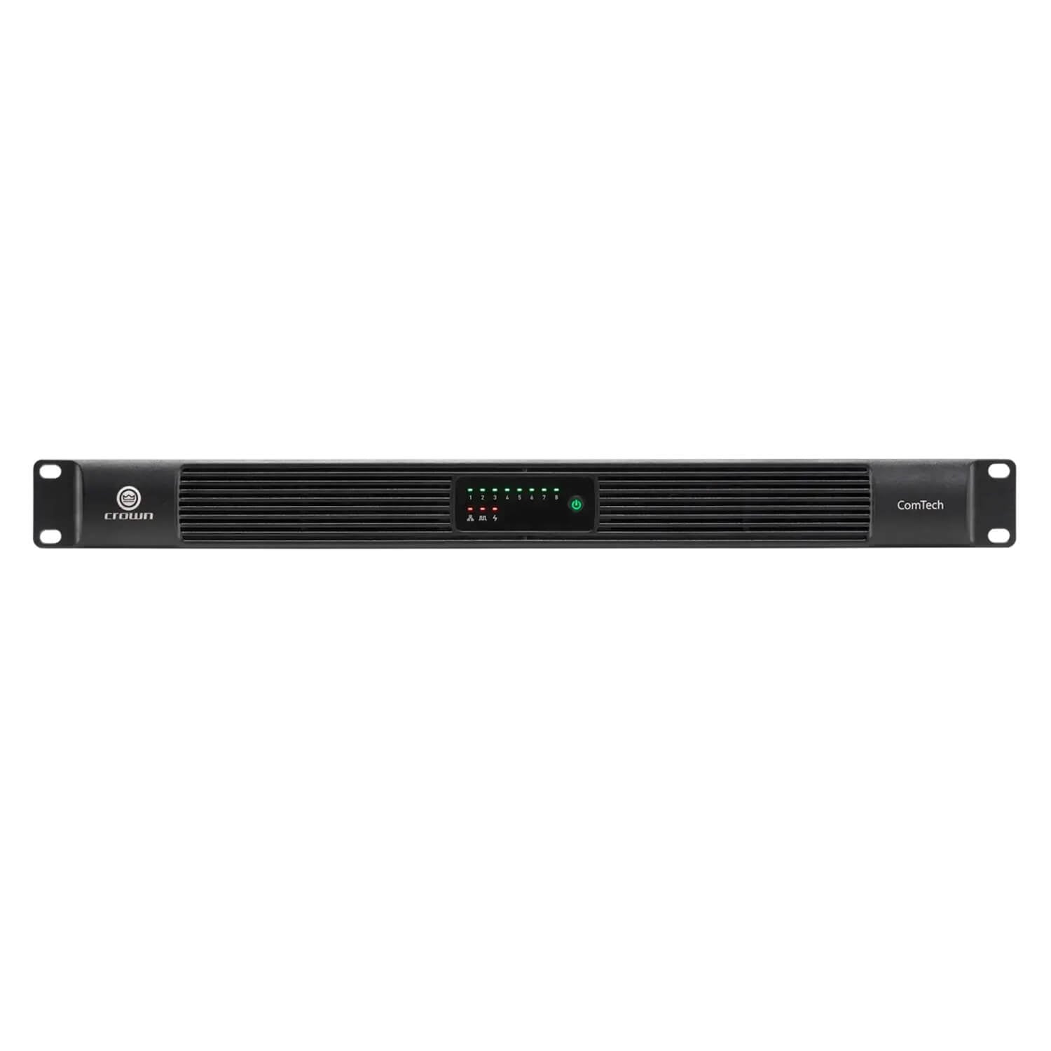 Crown CTD-8125 - ComTech D Series Compact 8-ch Power Sharing Amplifier with DSP and Dante, front