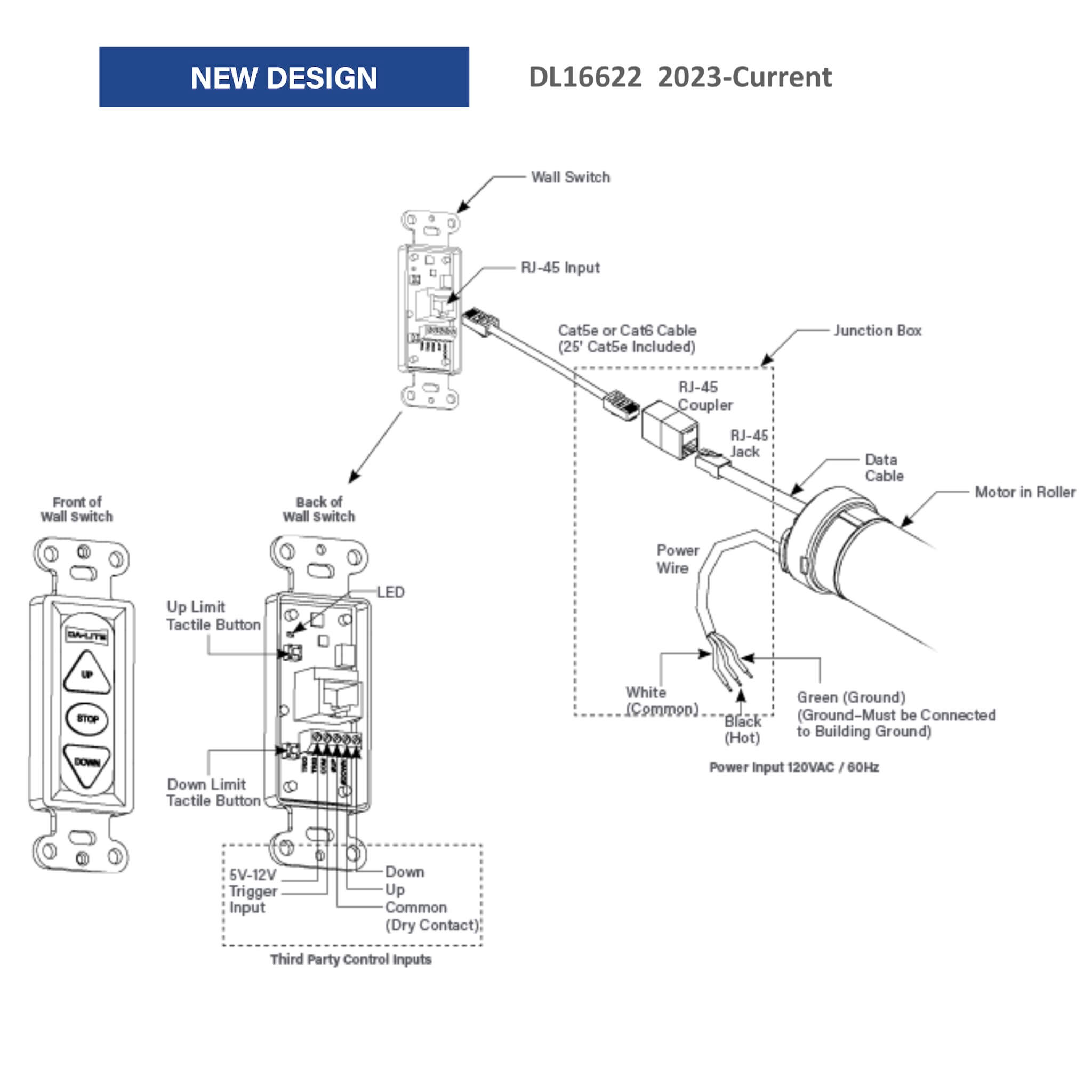 Da-Lite DL16622 - New Design