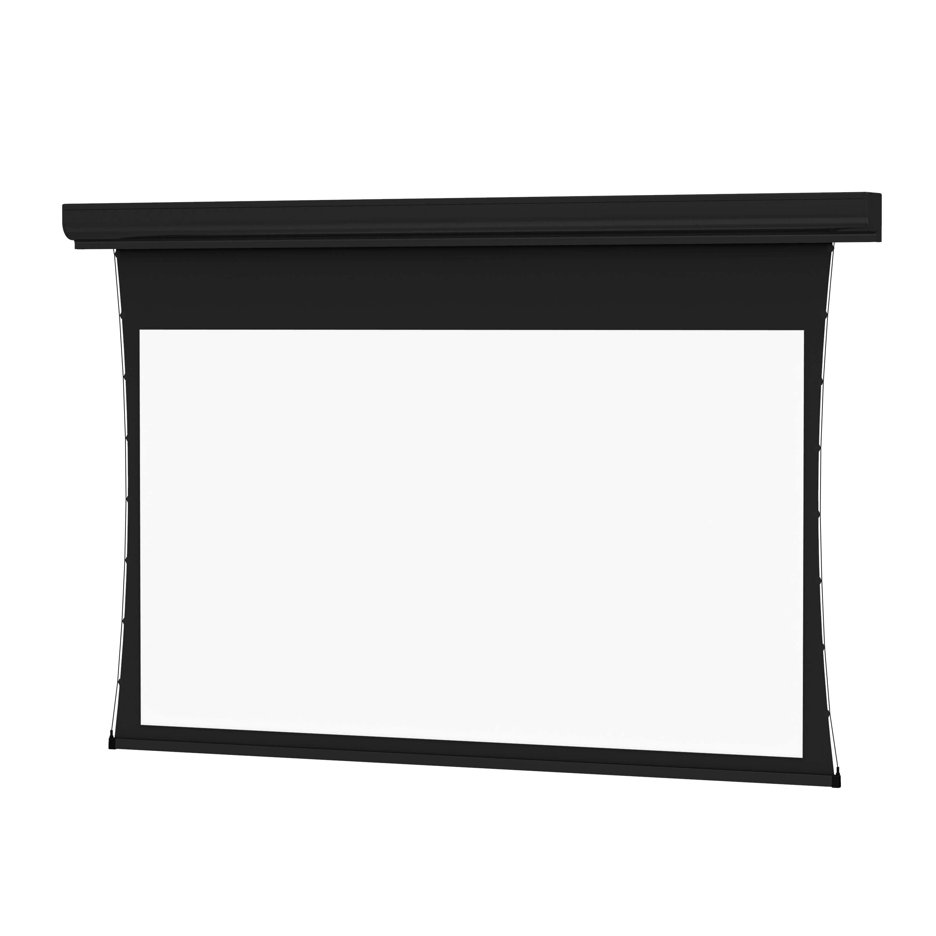 Da-Lite Tensioned Contour Electrol - Wall or Ceiling Mounted Electric Screen with black case