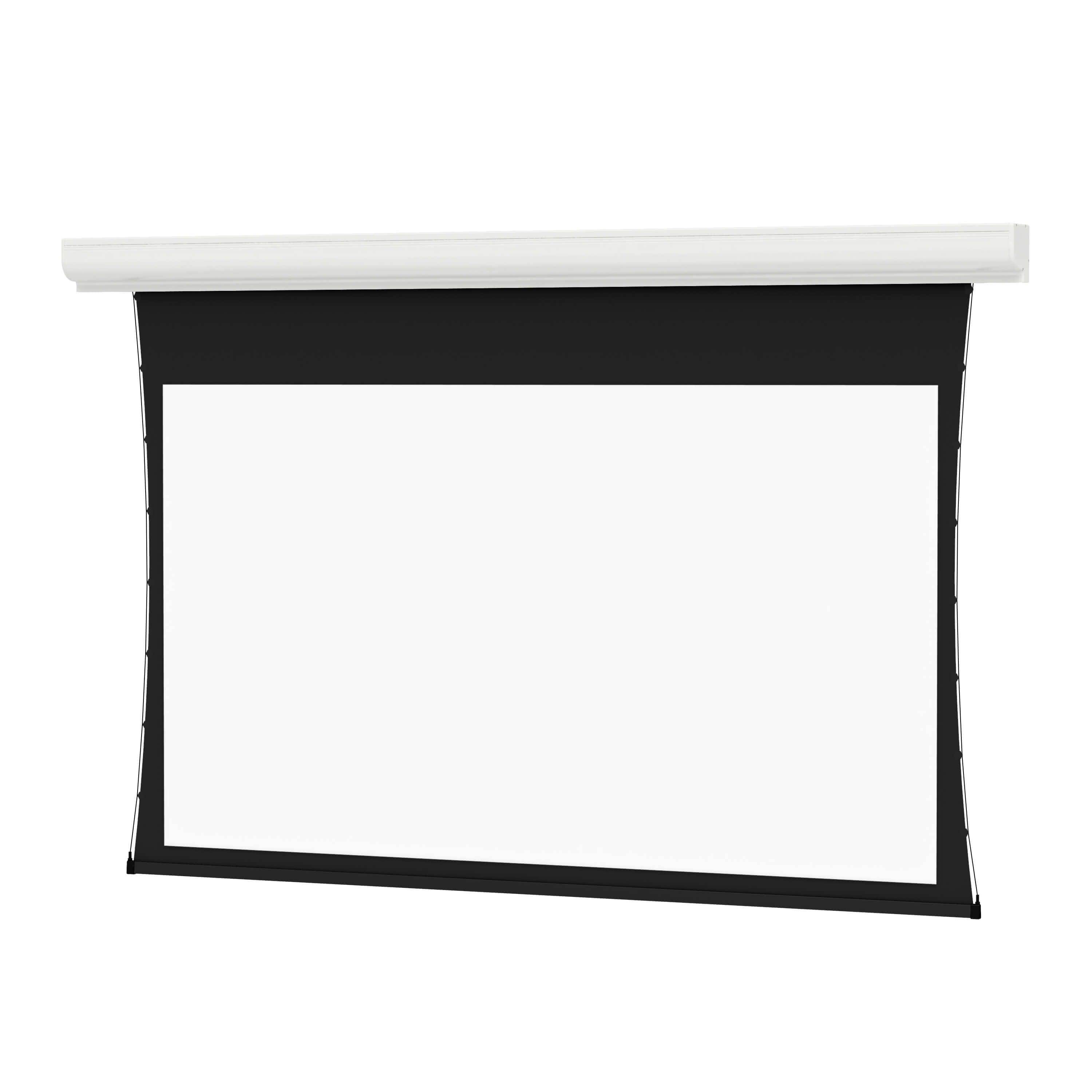 Da-Lite Tensioned Contour Electrol - Wall or Ceiling Mounted Electric Screen with white case