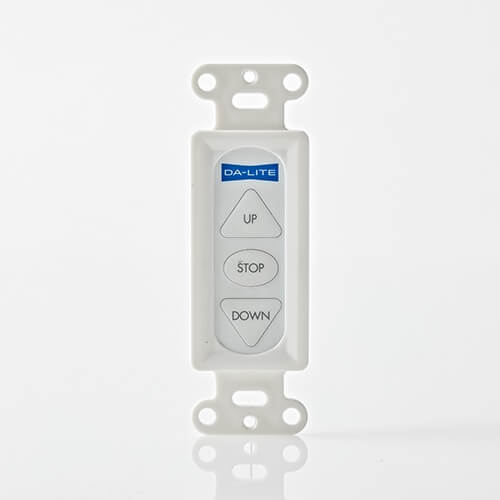 Da-Lite DL16622 - Smart Low Voltage Wall Switch, front