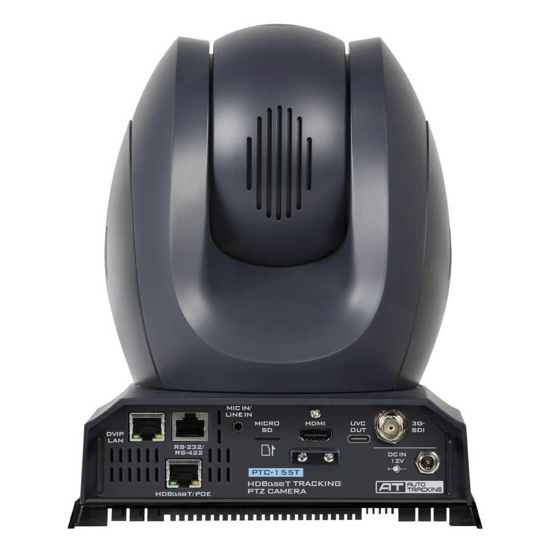 DataVideo PTC-155T - AI Auto Tracking HD PTZ Camera with HDBaseT, rear