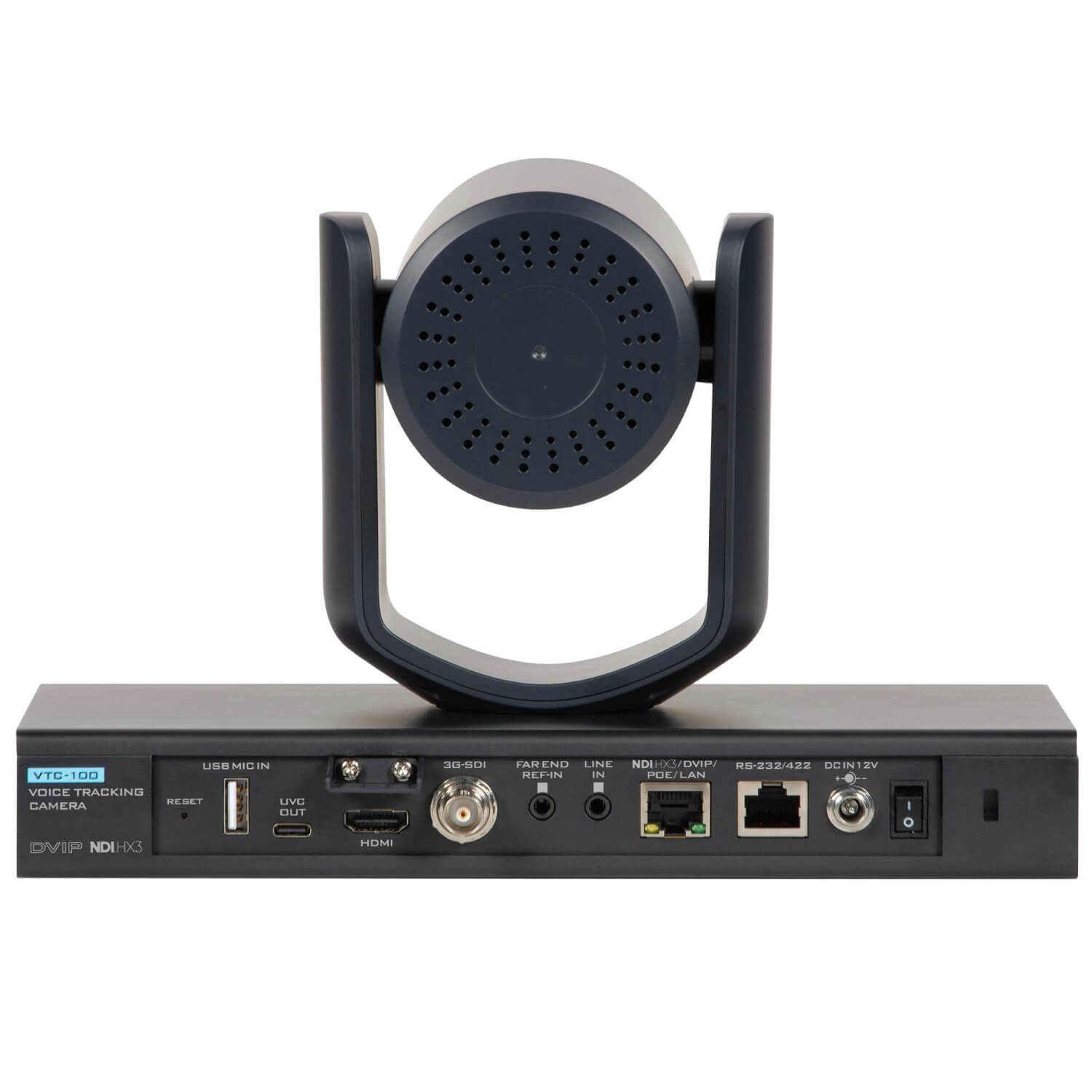 DataVideo VTC-100 - 12x Dual Lens AI Voice Tracking PTZ Camera, rear