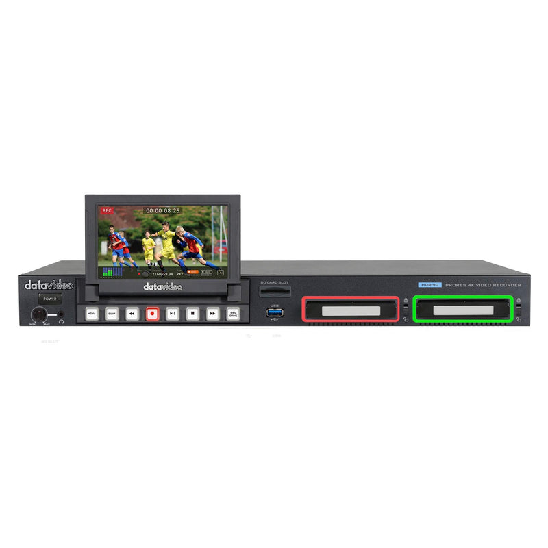 DataVideo HDR-90 - ProRes 4K Video Recorder, front