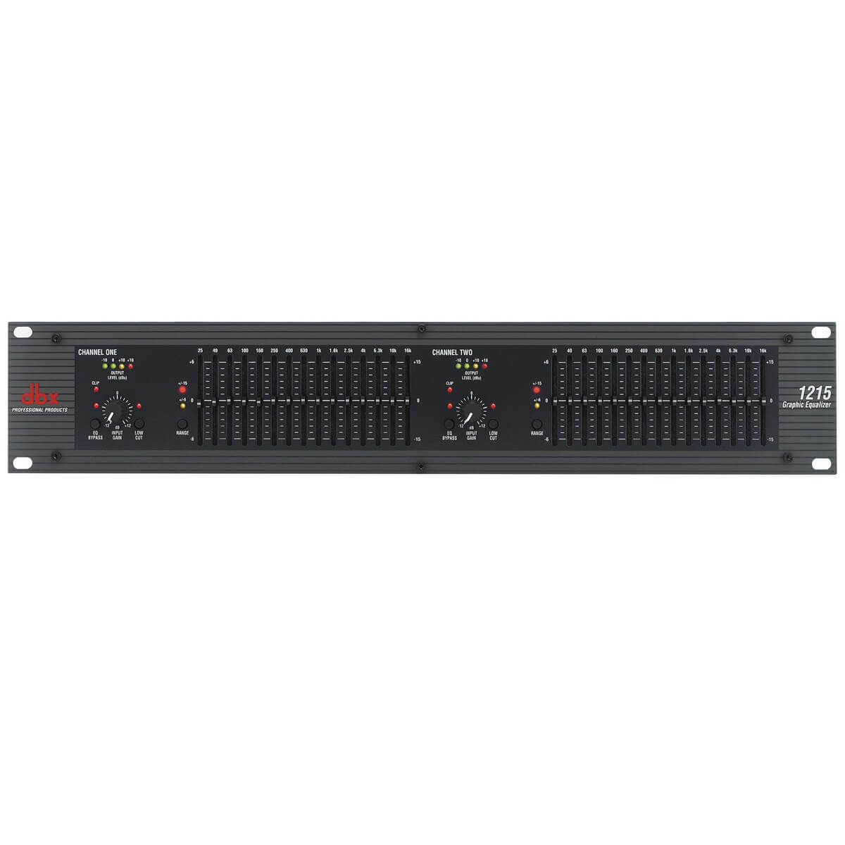 dbx 1215 - Dual Channel, 15-Band Equalizer, front