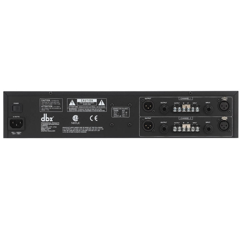dbx 1215 - Dual Channel, 15-Band Equalizer