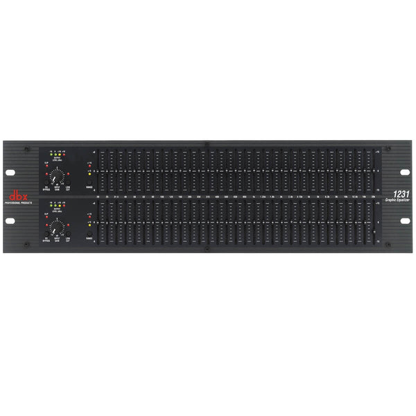  dbx 1231 - Dual Channel, 31-Band Equalizer Rich text editor, front