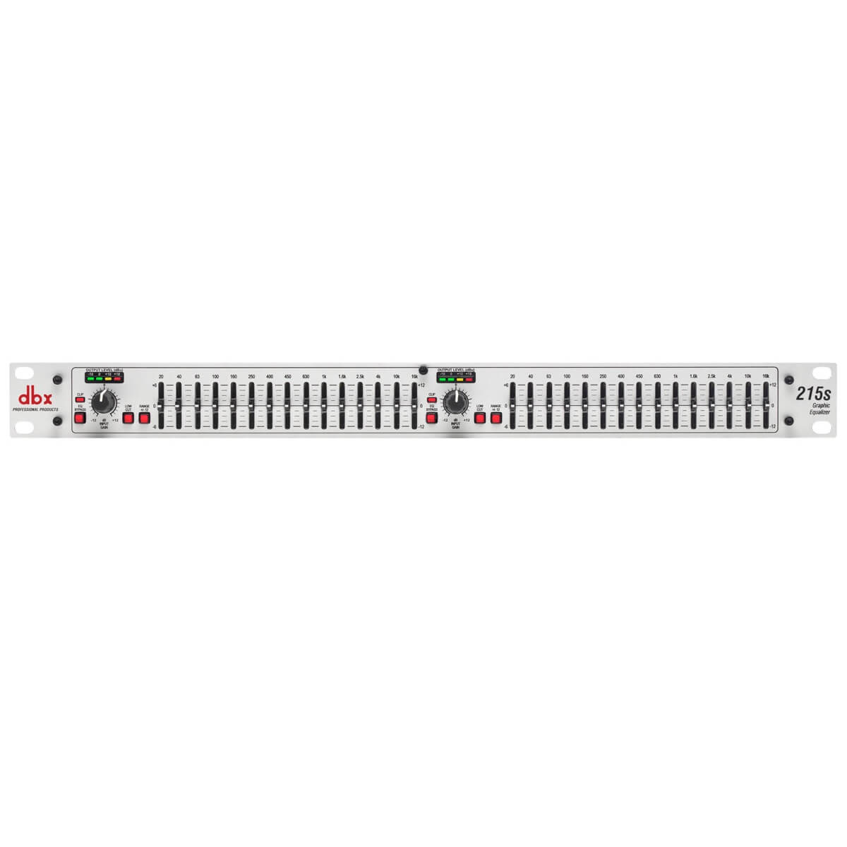 dbx 215s - Dual Channel, 15-Band Equalizer, front