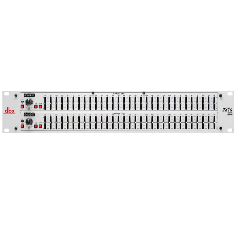 dbx 231s - Dual Channel, 31-Band Equalizer, front