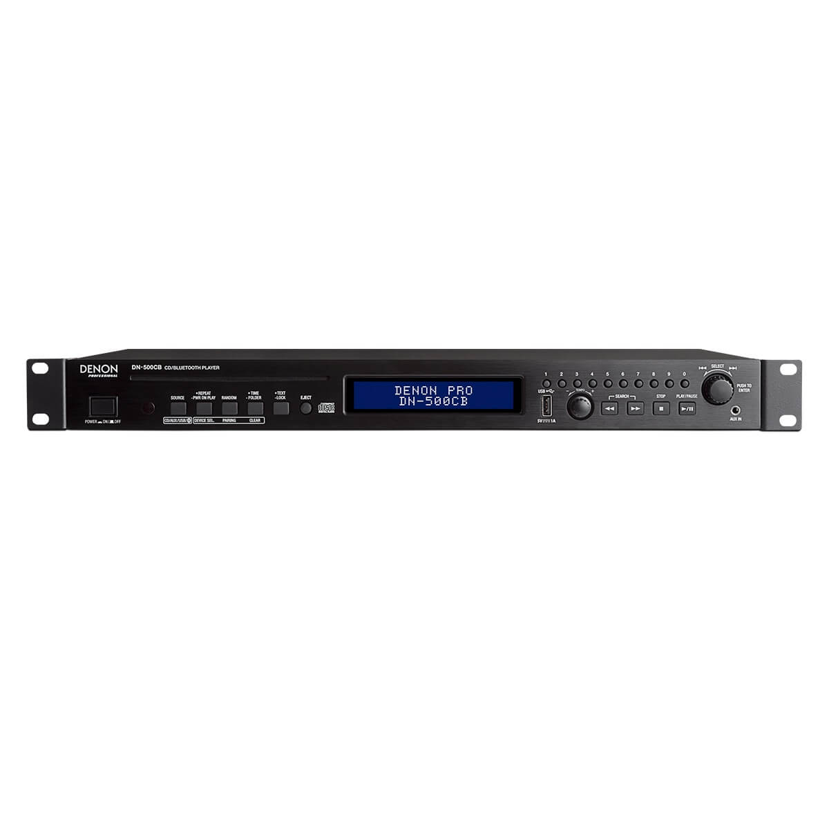 Denon DN-500CB CD Player with Bluetooth, USB and AUX inputs, front