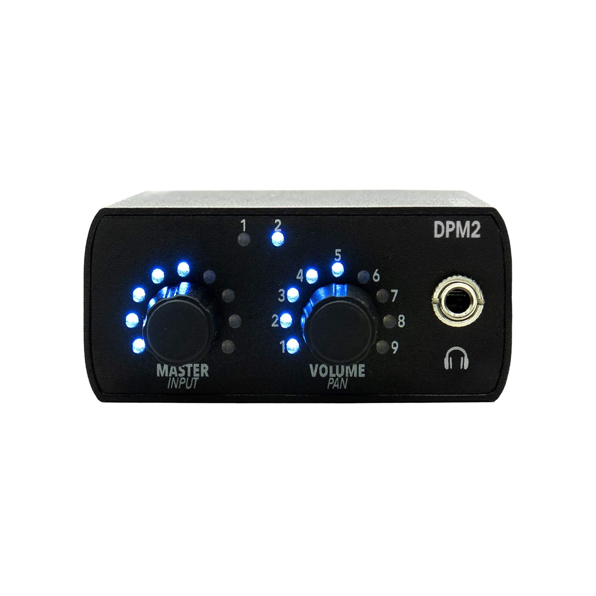 Digital Audio Labs DPM2 - 2-Channel Dante Personal Mixer, front