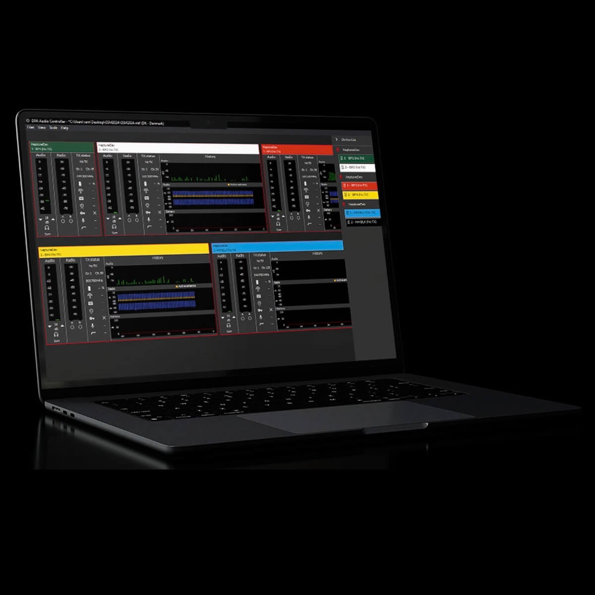 DPA Audio Controller software on MacOS