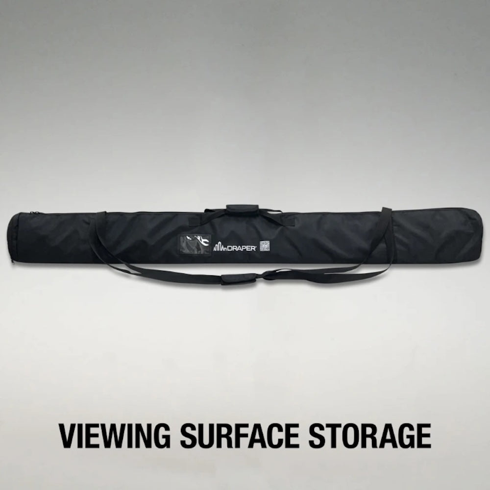 Draper Ultimate Folding Screen Lite, screen case closed