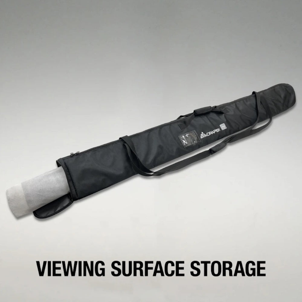 Draper Ultimate Folding Screen Lite, screen case open
