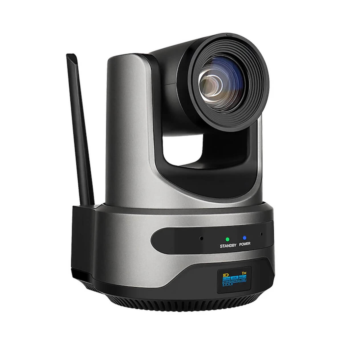 DVDO C7WIFI-1-NDI-G - 4K NDI Wireless PTZ Camera with AI Auto-Tracking, angle