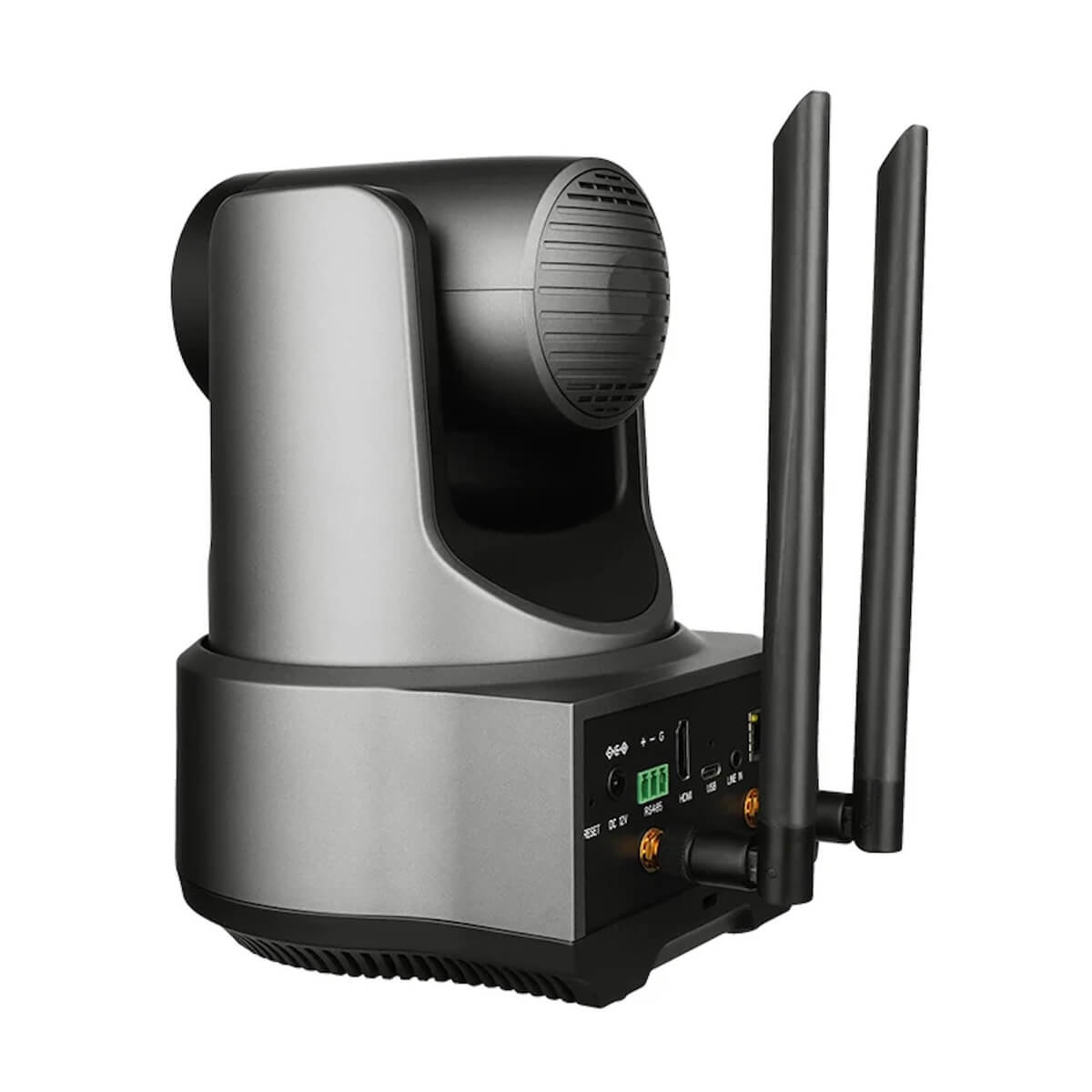 DVDO C7WIFI-1-NDI-G - 4K NDI Wireless PTZ Camera with AI Auto-Tracking, rear angle