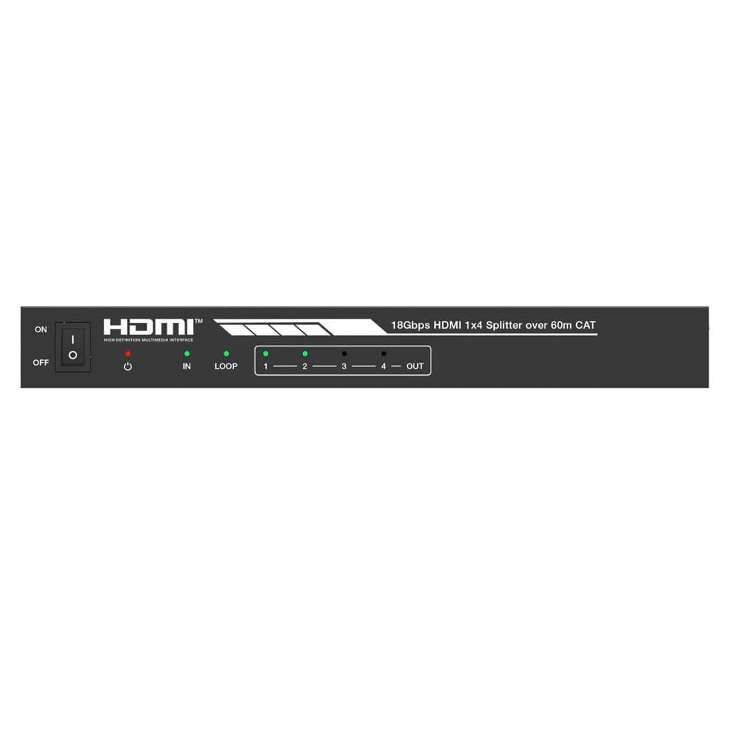 DVDO Splitter-14-CAT - 4K 1x4 HDMI Splitter, front