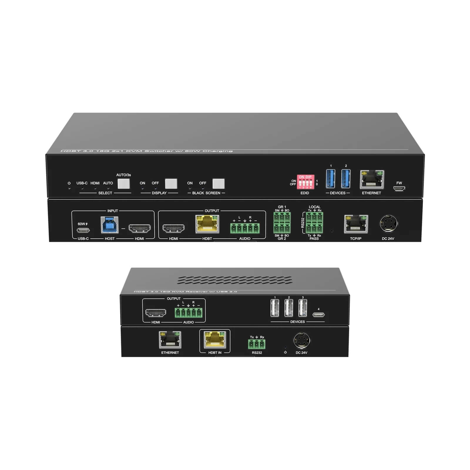 DVDO USBC-HDMI-PS-21-Xtend - 2x1 4K Presentation Switcher/Extender