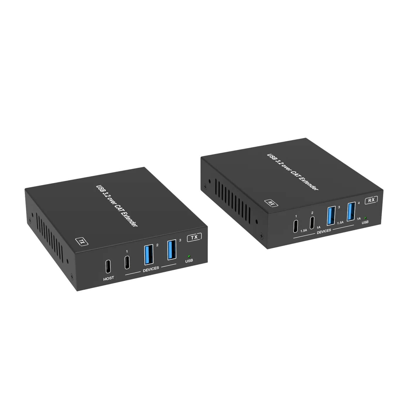 DVDO Xtend-USBC-USB-100 - USB-C and USB-A Extender over HDBaseT, right sides
