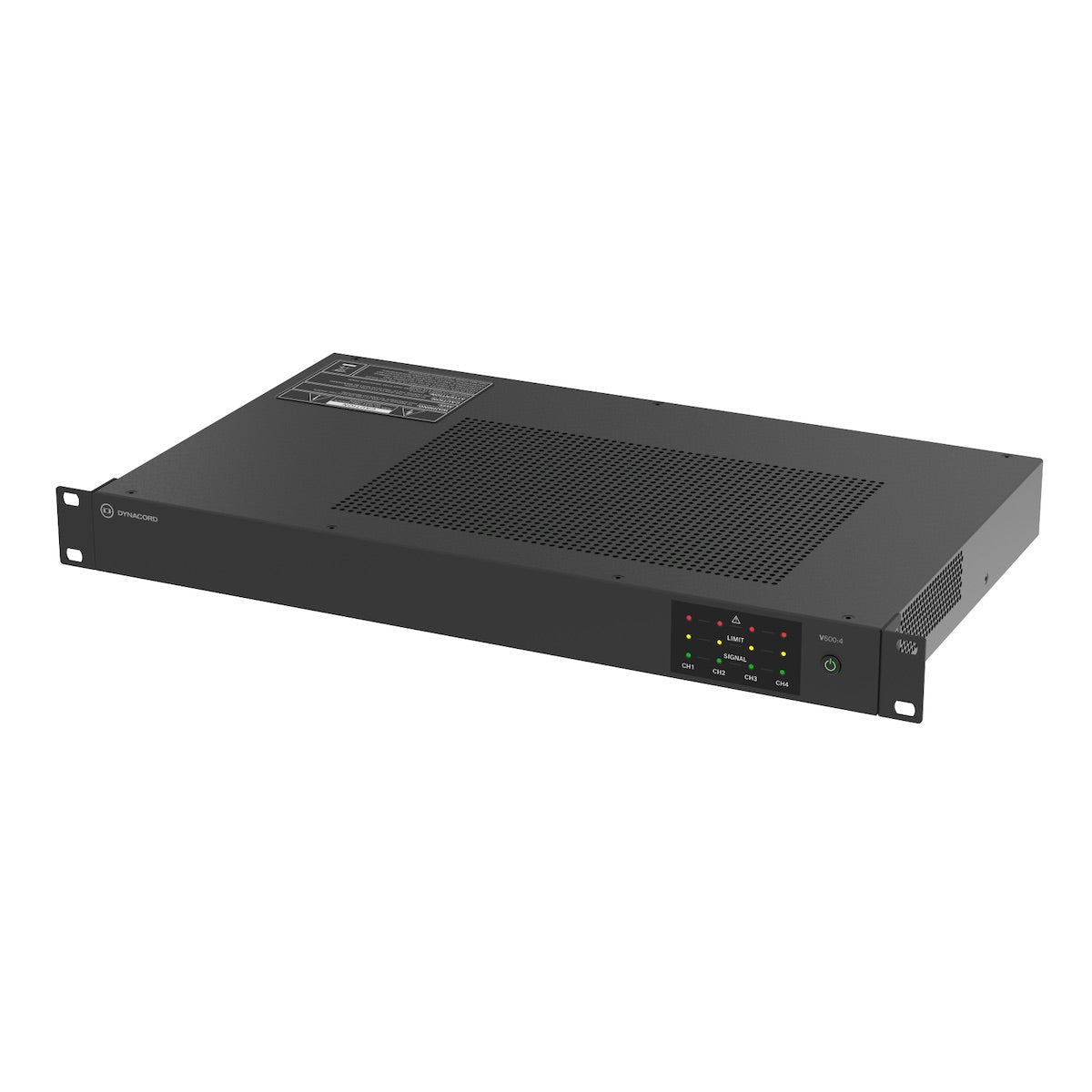 Dynacord V600:4 - 4-channel 600W Power Amplifier, front right top