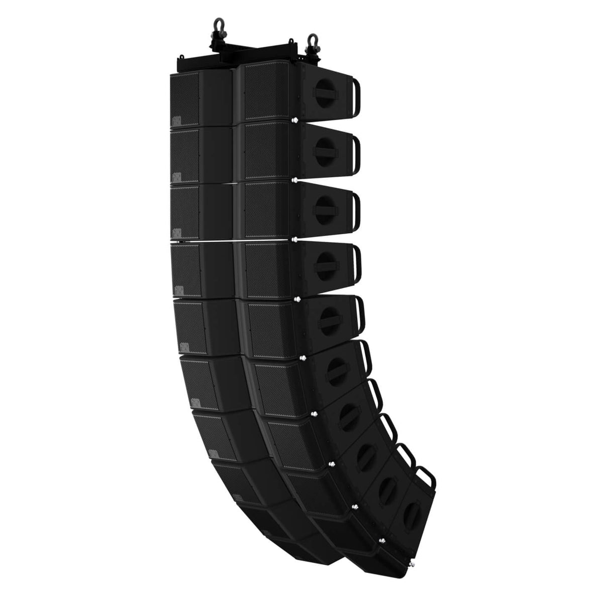 10x EAW NT208L - Newport Series, 2-Way Active 8-inch Line Array Loudspeakers, front right