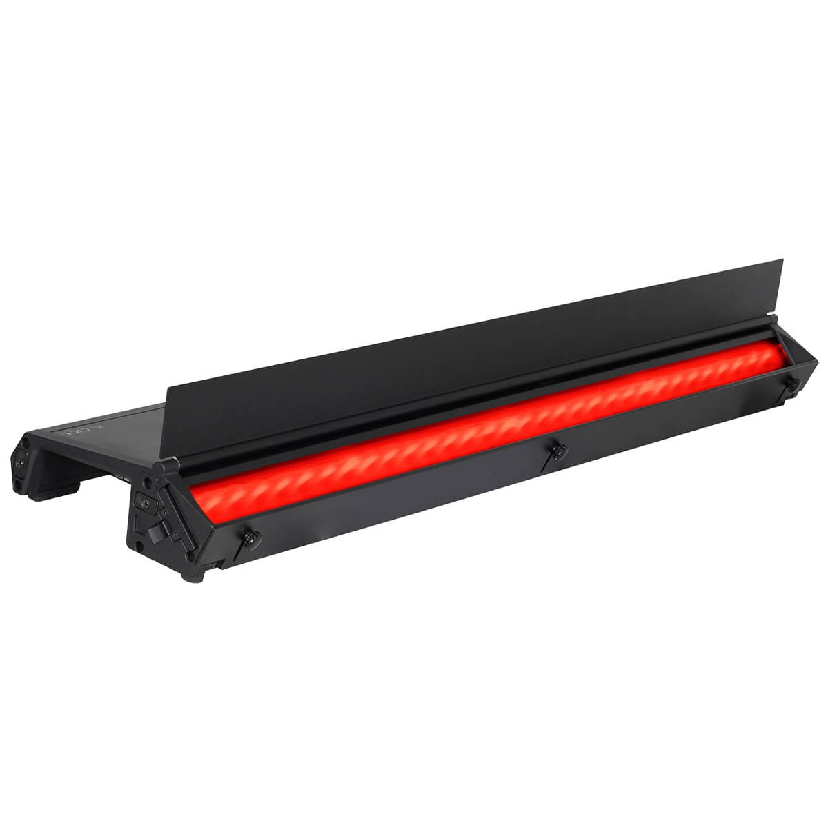 Elation KL CYC L - RGBMA LED Cyc Light and Footlight Fixture, lit red