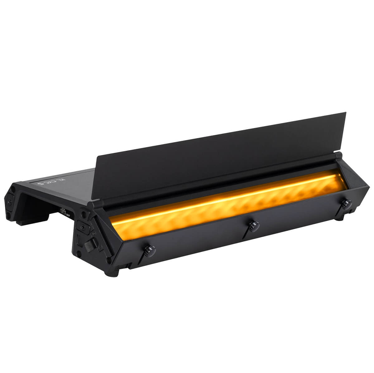 Elation KL CYC S - RGBMA LED Cyc Light and Footlight Fixture, lit amber