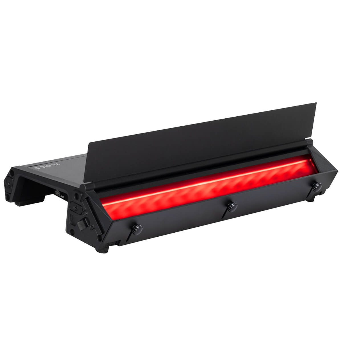 Elation KL CYC S - RGBMA LED Cyc Light and Footlight Fixture, lit red