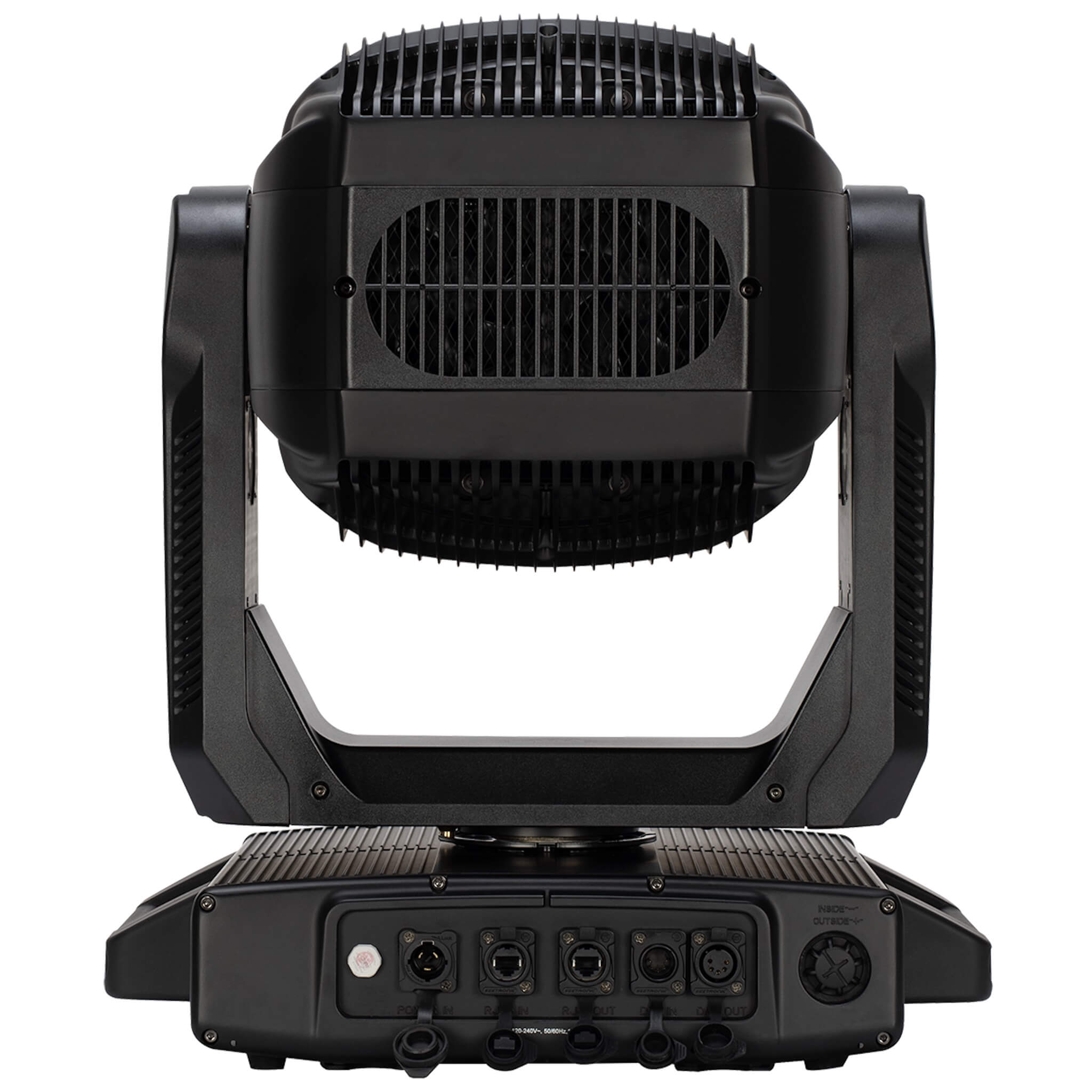 Elation Proteus Odeon - Variable CRI LED Framing Profile Fixture, rear DMX