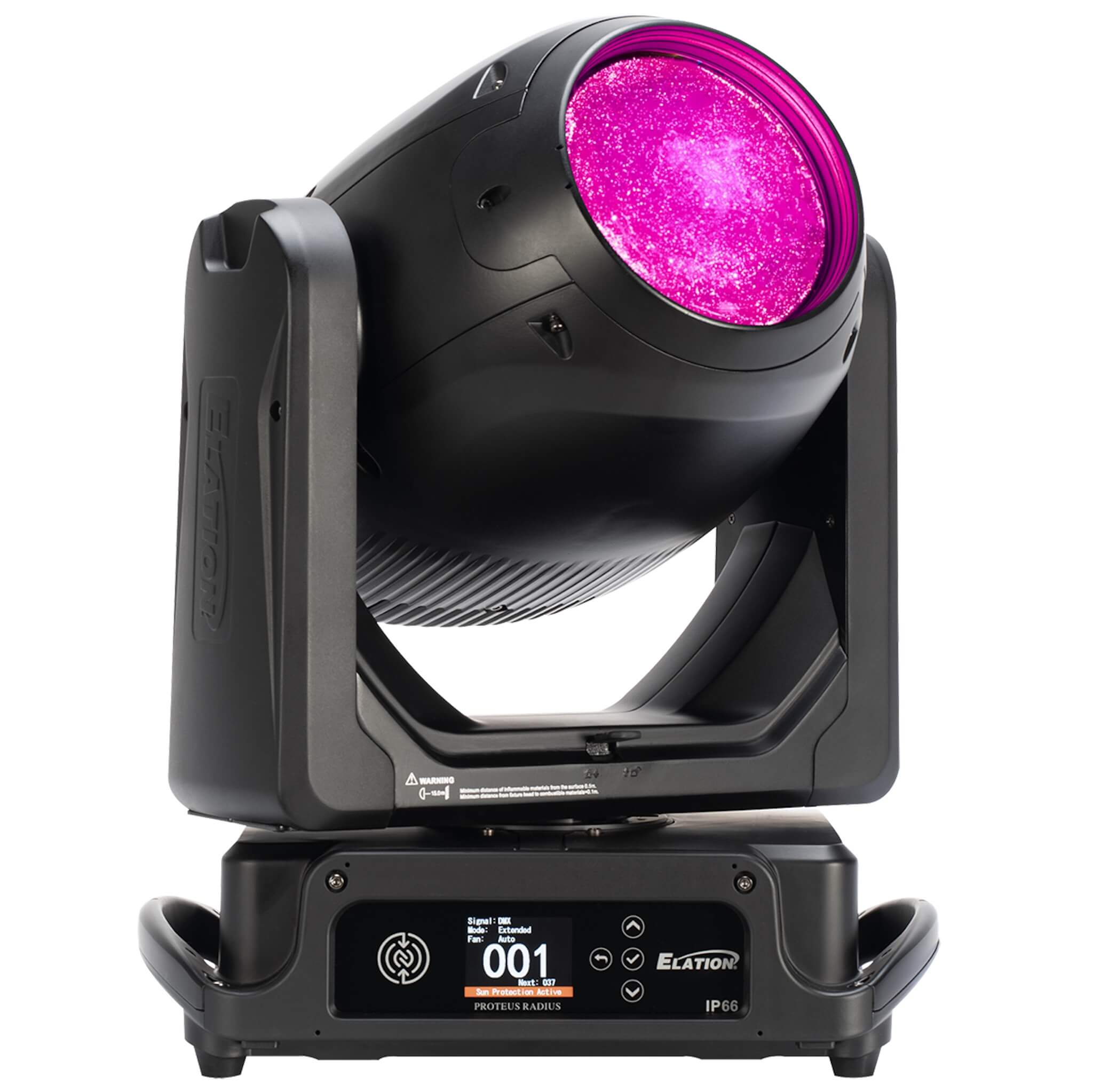 Elation Proteus Radius - 100W Solid State Beam FX Fixture, right magenta