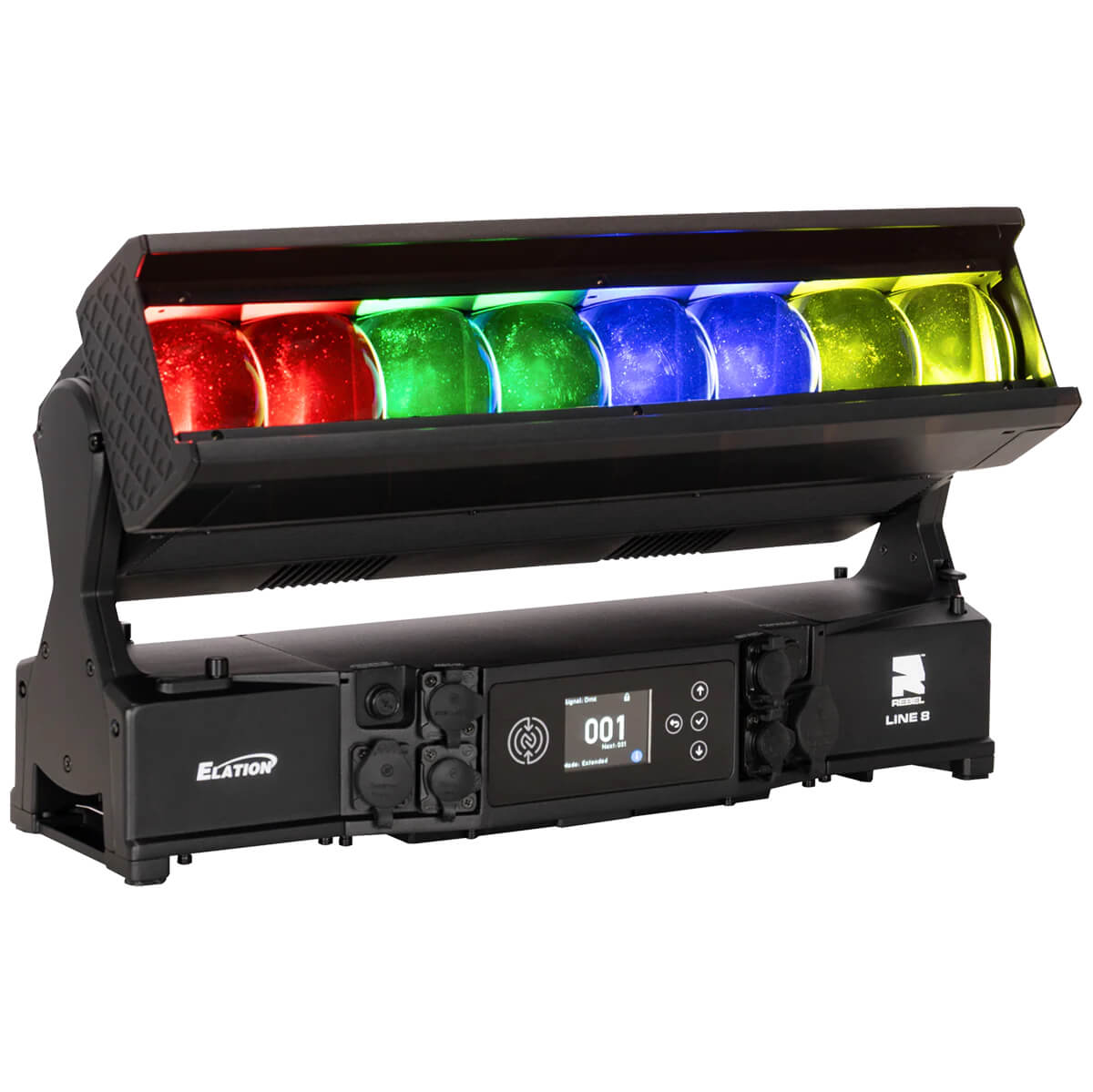 Elation Rebel Line 8 - 8x60W RGBL LED Tilt FX Fixture, 1