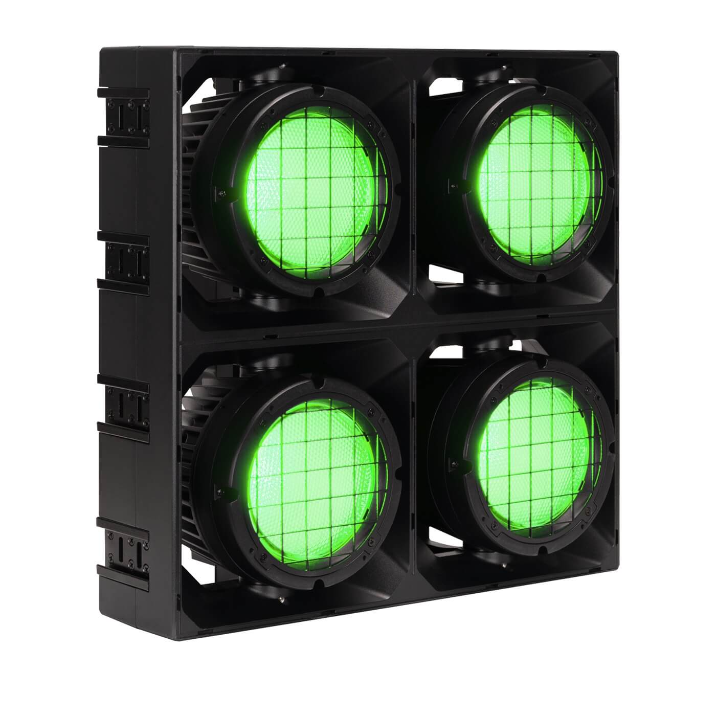 Elation SŌL IV Blinder - 4x 350W RGBLAW LED Modular Blinder, green