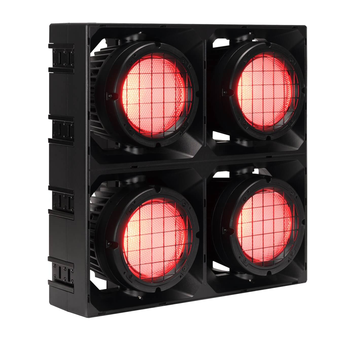 Elation SŌL IV Blinder - 4x 350W RGBLAW LED Modular Blinder, red