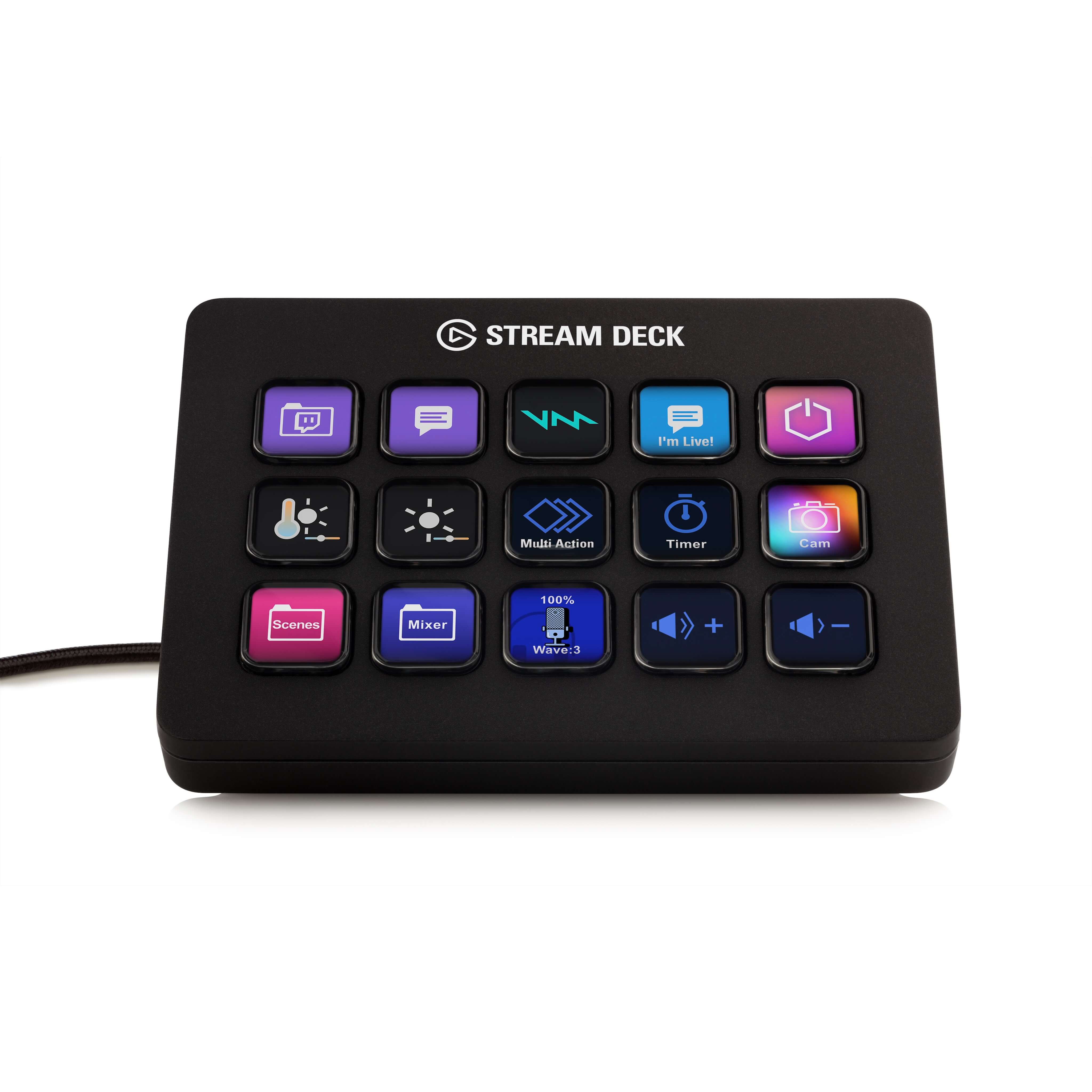 Elgato Stream Deck - 15-Key Tactile Control Pad, front 2