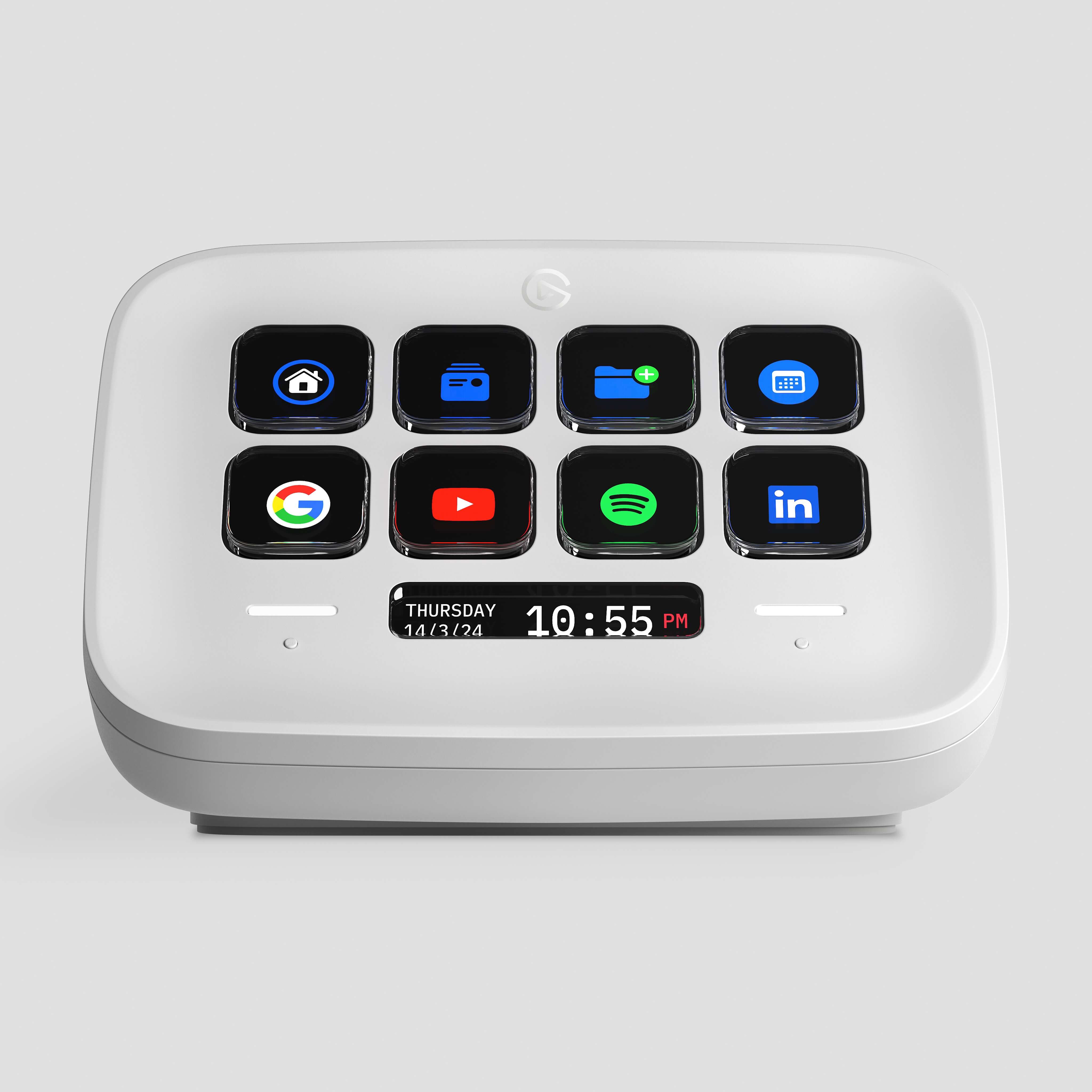 Elgato Stream Deck Neo – 8-Key Productivity Controller, front