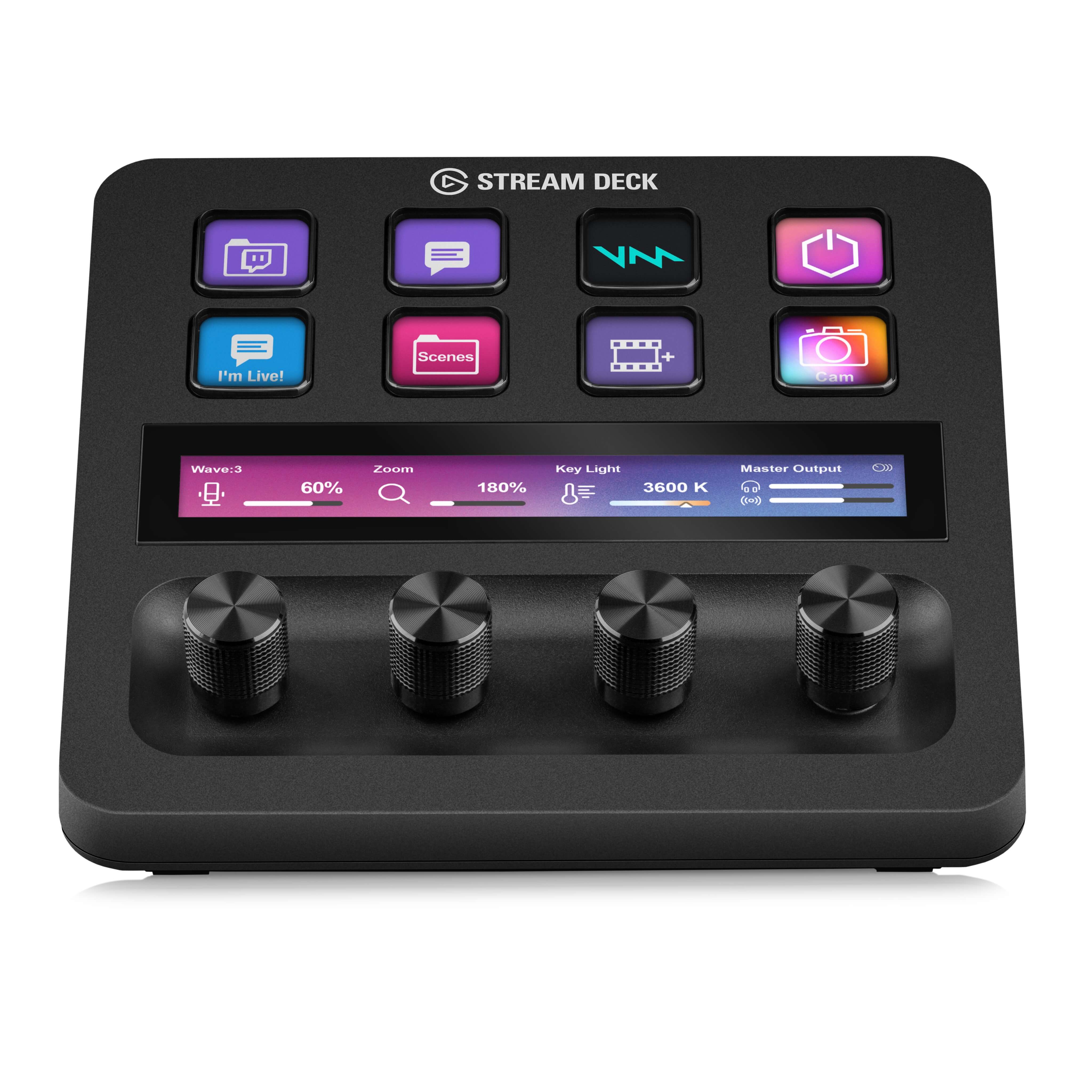 Elgato Stream Deck Plus - Customizable Control Console, front 1