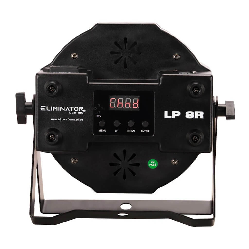 Eliminator Lighting LP 8R - RGBW LED Wash Fixture with FX Outer Ring, rear