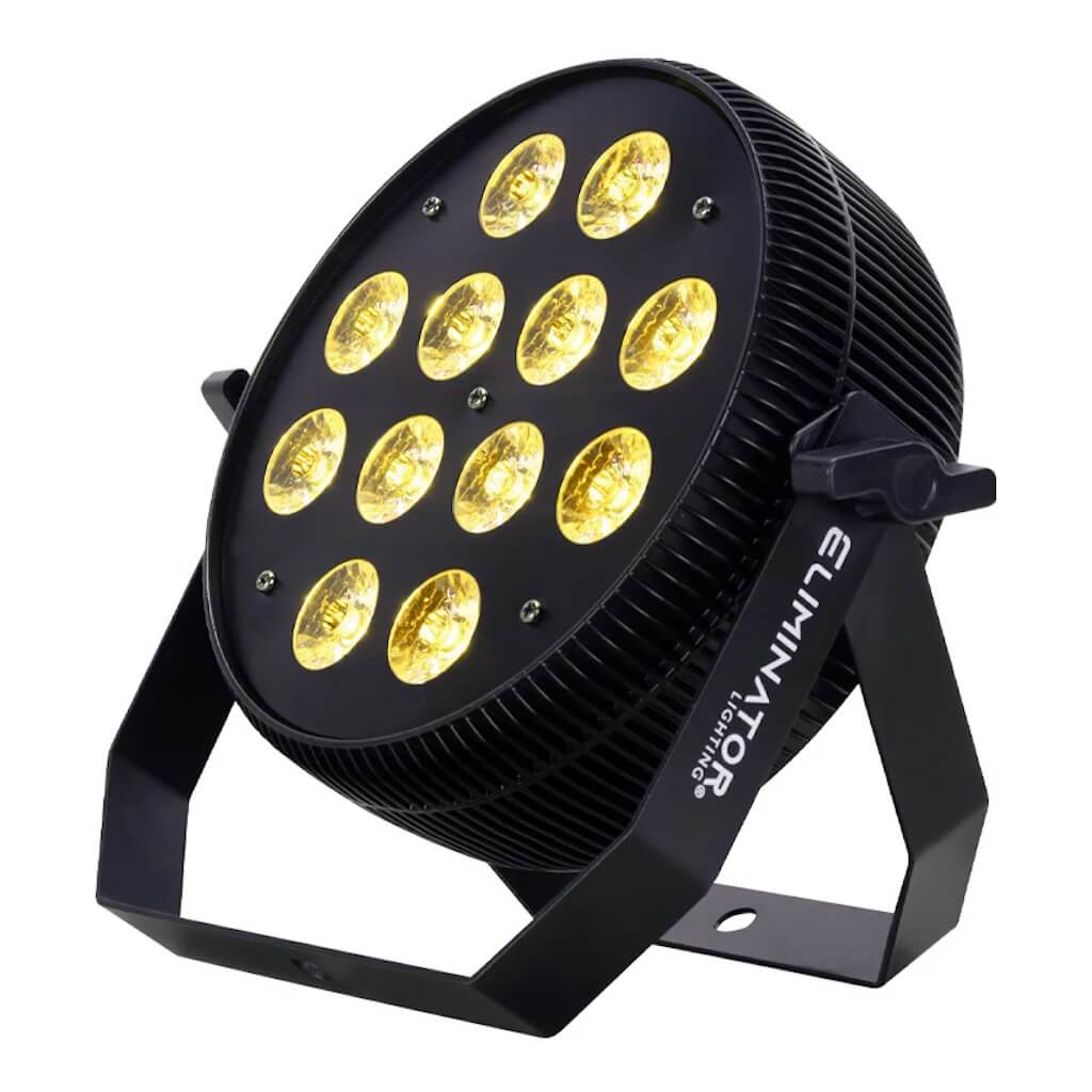 Eliminator Lighting LP Hex 12 Plus - RGBWA+UV LED Par Wash Fixture, angled left