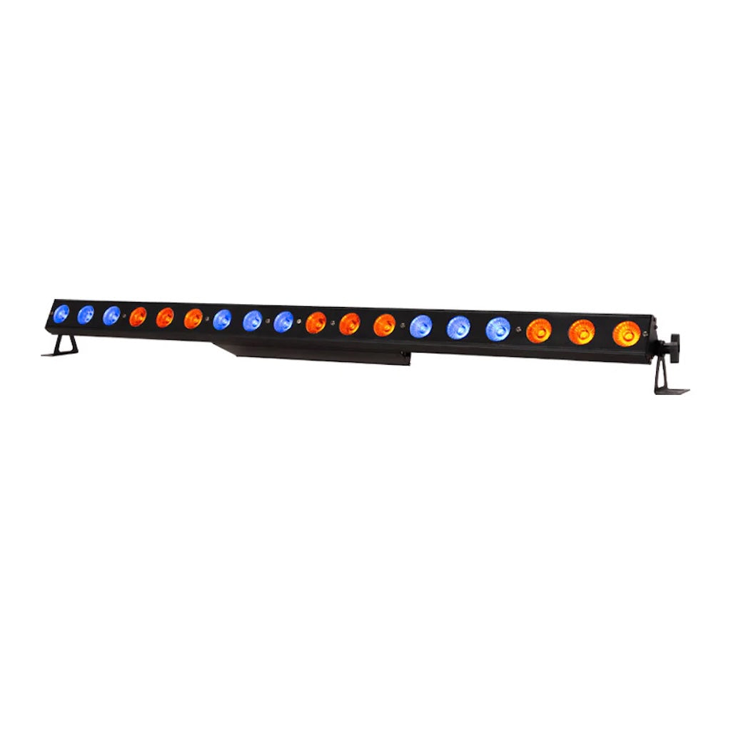 Eliminator Lighting Mega Color Q18 - RGBA LED 1-meter Linear Wash Fixture, angled left